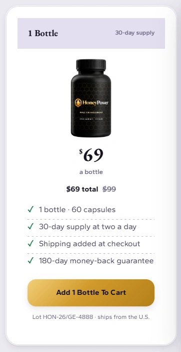 HoneyPower three bottles order