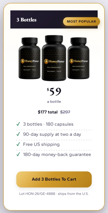 HoneyPower one bottle